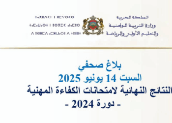 نتائج الامتحان المهني 2024 جميع الأسلاك والهيئات