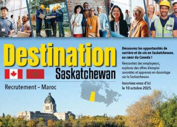 واجهة ساسكاتشوان كندا: عروض توظيف للمغاربة – آخر أجل للتسجيل 10 أكتوبر 2025