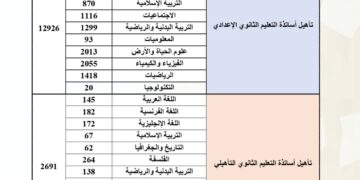 عدد المناصب مباراة التعليم بالمغرب دورة نونبر 2025 (19000 منصب)