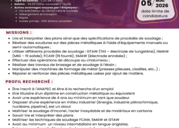 الوكالة الوطنية لإنعاش التشغيل والكفاءات (ANAPEC) تفتح 24 فرصة عمل في كندا وفرنسا