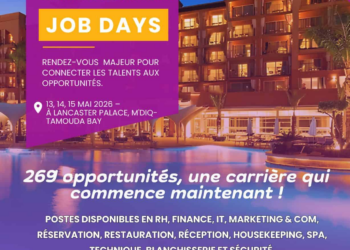 Job Days أنابيك: 269 فرصة عمل في الفندقة والمطاعم والأمن والمحاسبة بمدينة المضيق 2026