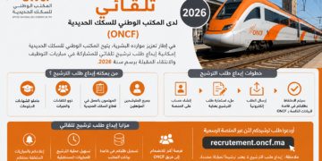 إيداع طلب ترشيح تلقائي لدى المكتب الوطني للسكك الحديدية (ONCF)