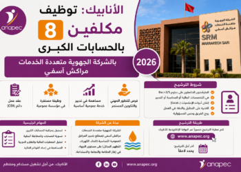 توظيف 8 مكلفين بالحسابات الكبرى بالشركة الجهوية متعددة الخدمات مراكش آسفي