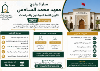 مباراة ولوج معهد محمد السادس لتكوين الأئمة المرشدين والمرشدات برسم سنة 2027