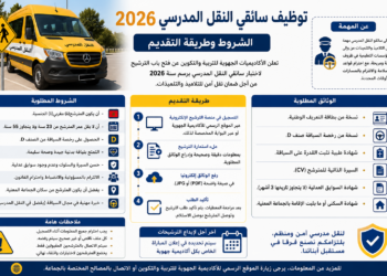 توظيف سائقي النقل المدرسي 2026