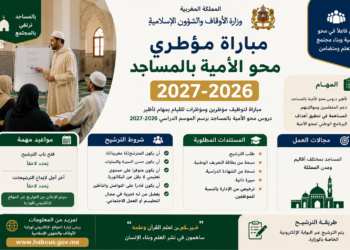 مباراة مؤطري محو الأمية بالمساجد 2026-2027