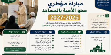 مباراة مؤطري محو الأمية بالمساجد 2026-2027