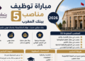 مباراة توظيف 5 مناصب ببنك المغرب 2026