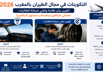 التكوينات في مجال الطيران بالمغرب 2026