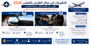 التكوينات في مجال الطيران بالمغرب 2026
