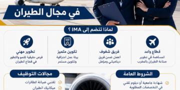معهد مهن الطيران (IMA) يعلن عن حملة توظيف عدة منصب في مجال الطيران