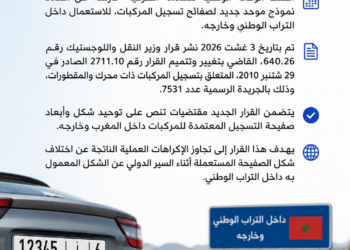 المغرب يعتمد صفائح موحّدة لتسجيل المركبات داخل وخارج المملكة